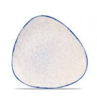 22.9cm Stonecast Hints Indigo Blue Triangle Plate